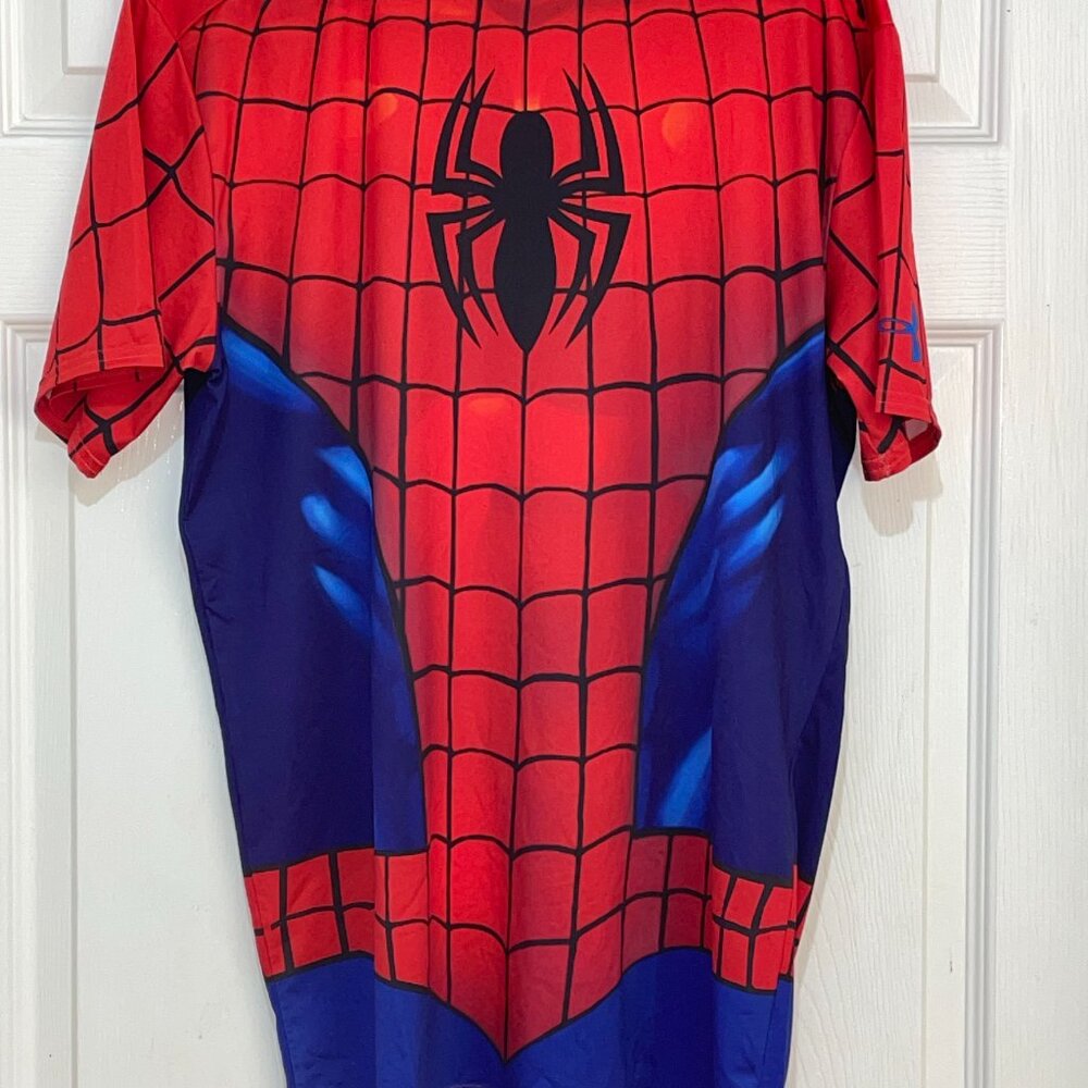 🕷 Under Armour SPIDER-MAN Compression Shirt Size XXL